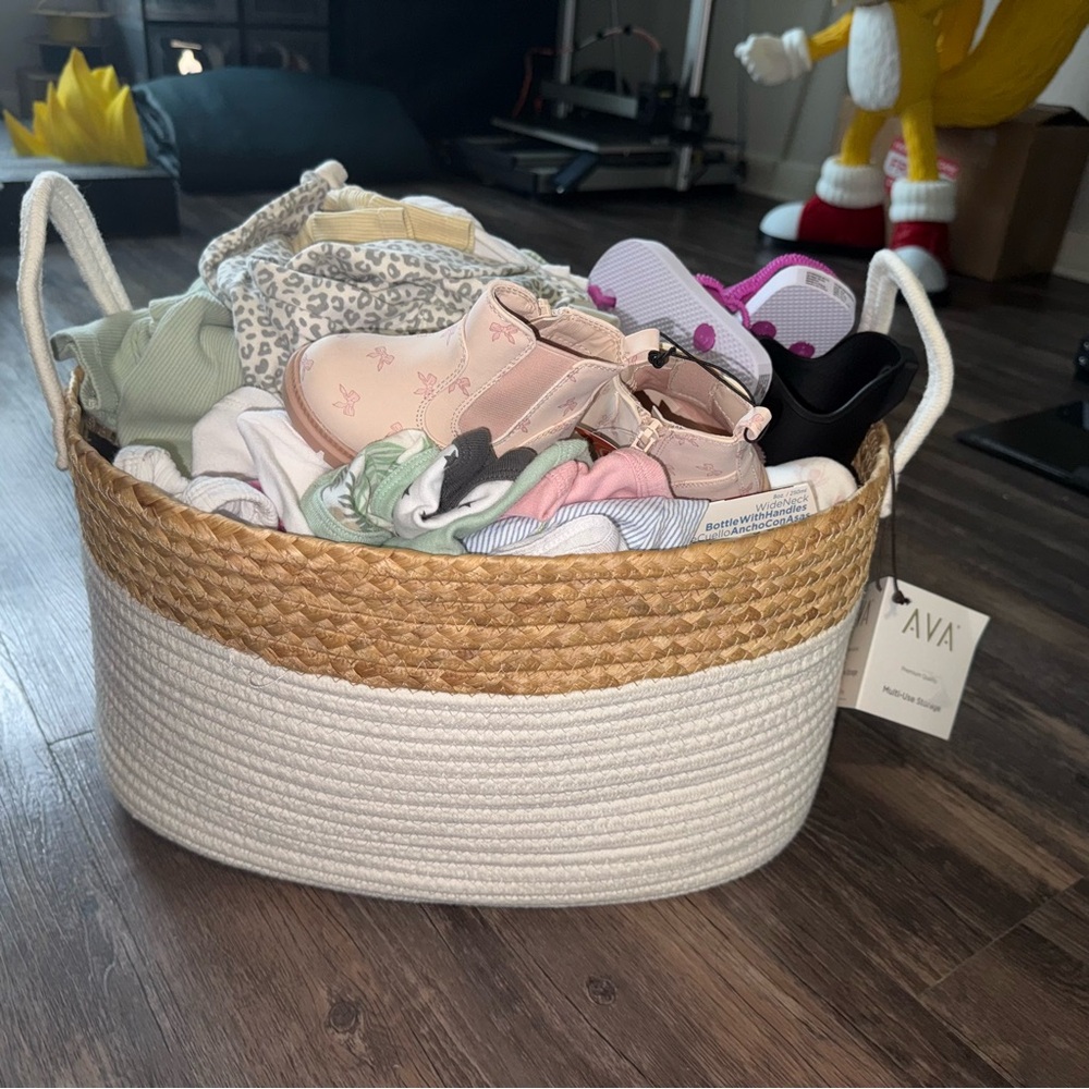 AVA Textured Storage Basket